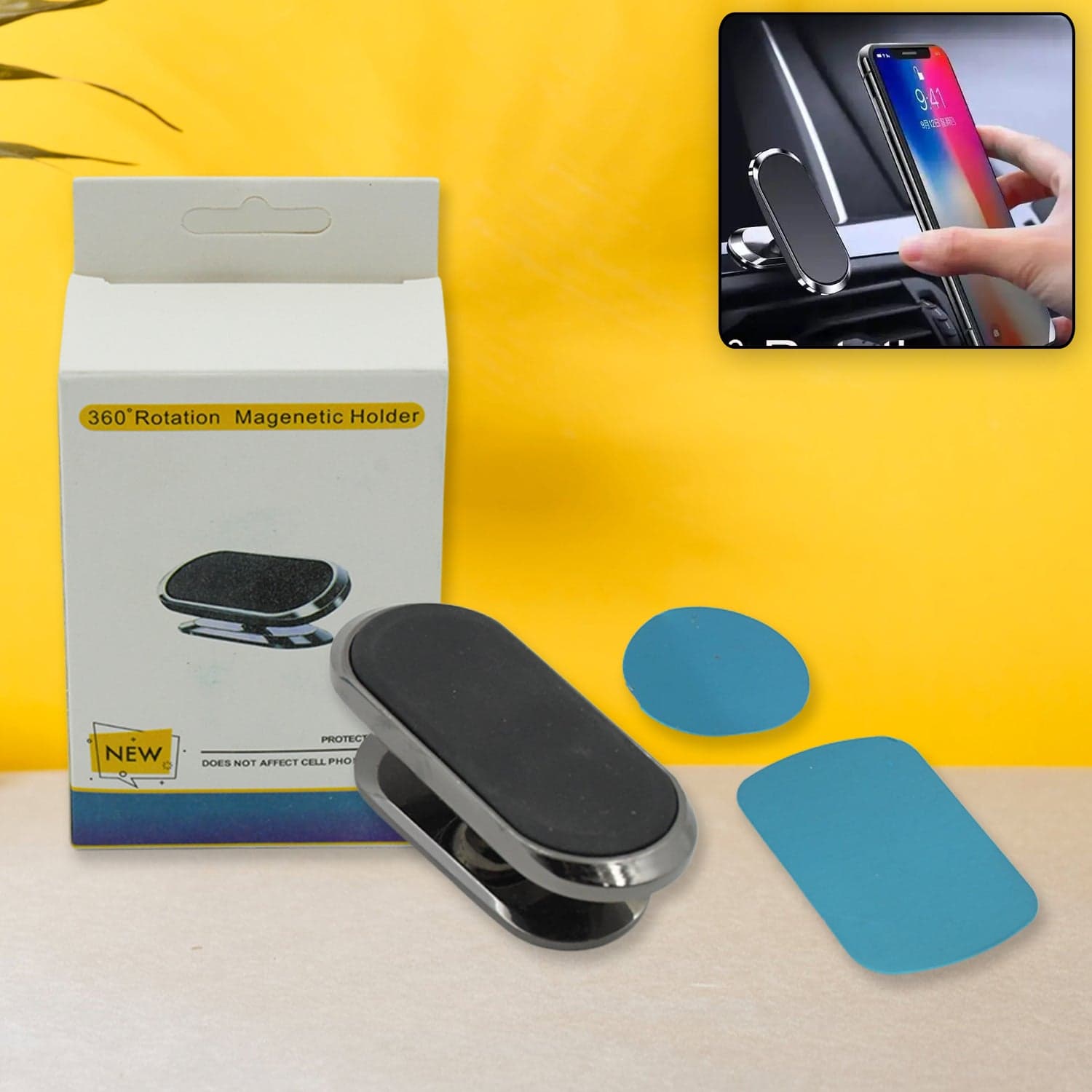 Magnetic Phone Mount/Holder For Car ID-12504 thumbnail 3