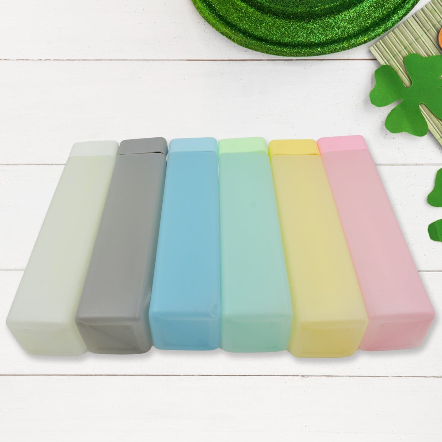 Large Capacity Plastic Water Bottle | Set of 6 | Square Water Bottle (940ml each) thumbnail 3