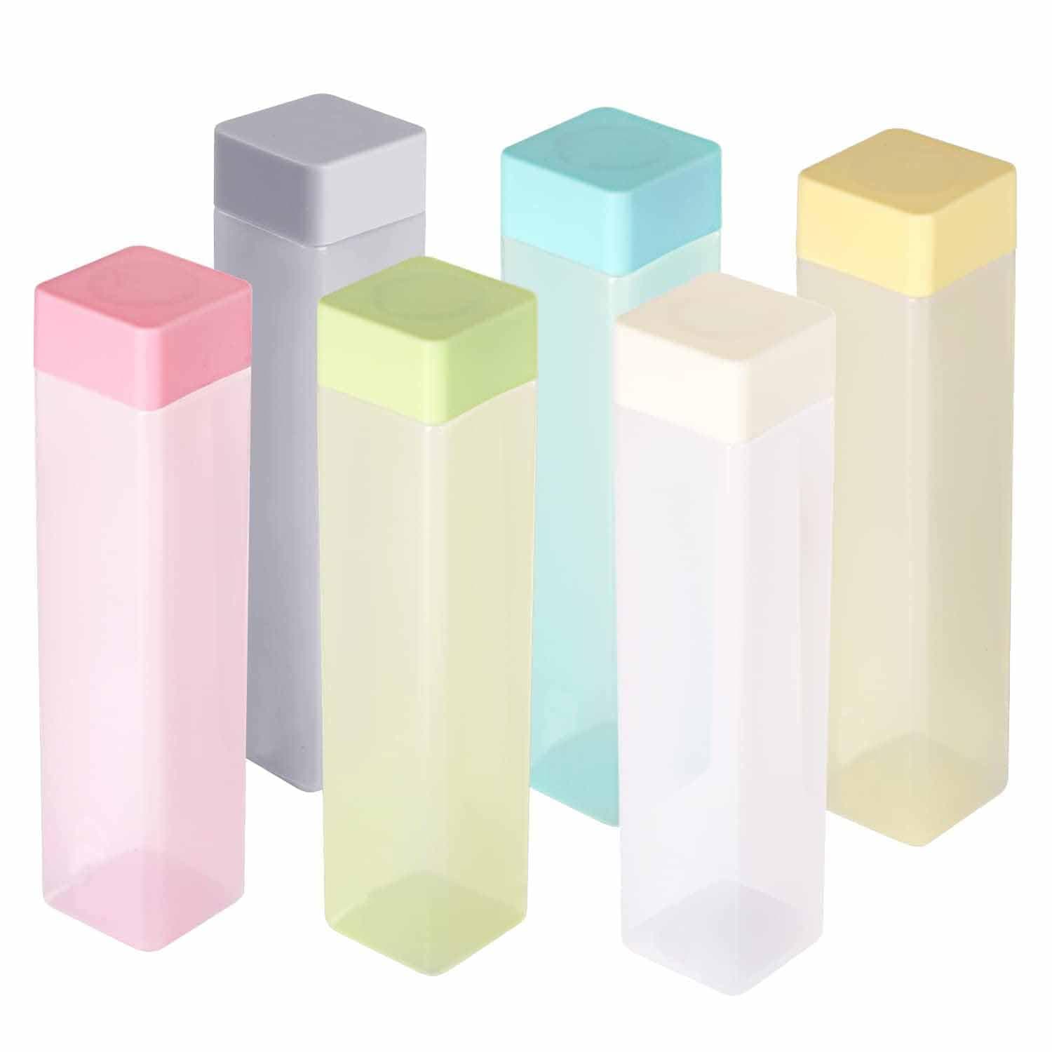 Large Capacity Plastic Water Bottle | Set of 6 | Square Water Bottle (940ml each) thumbnail 4