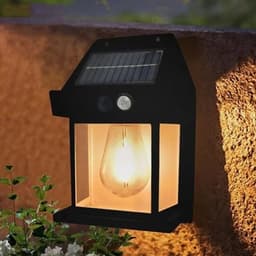 Solar Wall Lamp of Wireless Outdoor Light with Motion Sensor & 3 Modes