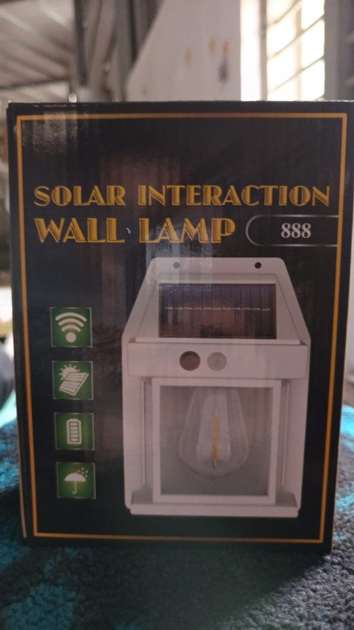 Solar Wall Lamp of Wireless Outdoor Light with Motion Sensor & 3 Modes thumbnail 9