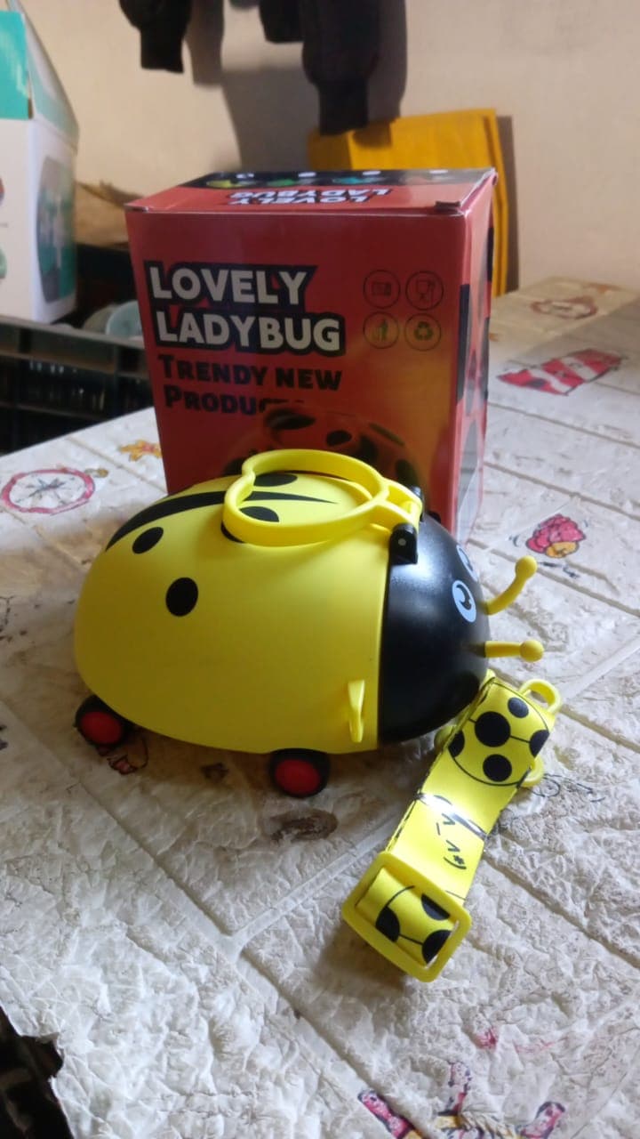 Cute Plastic Bug Shape Water Bottle With Adjustable Shoulder Strap thumbnail 11
