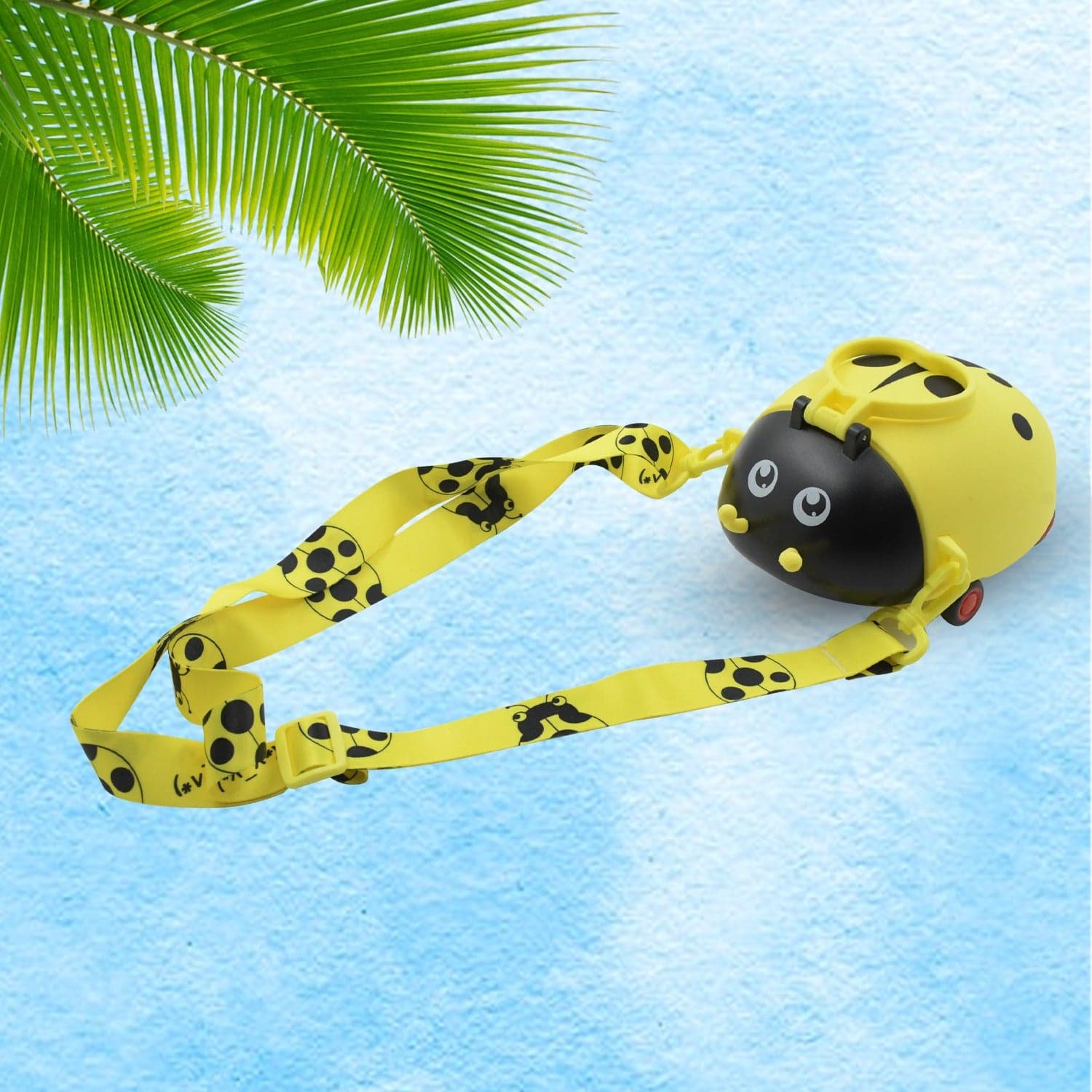 Cute Plastic Bug Shape Water Bottle With Adjustable Shoulder Strap thumbnail 6