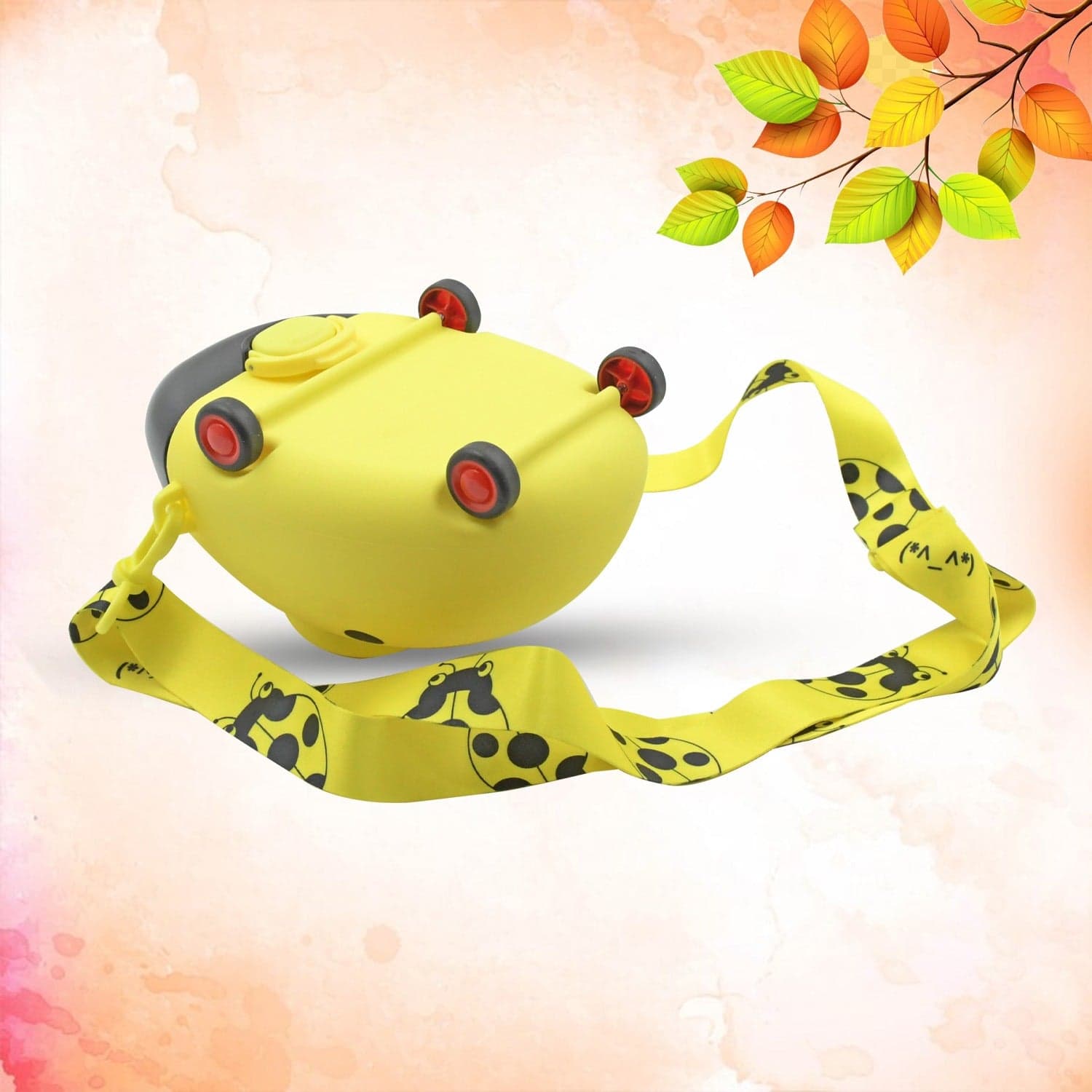 Cute Plastic Bug Shape Water Bottle With Adjustable Shoulder Strap thumbnail 7