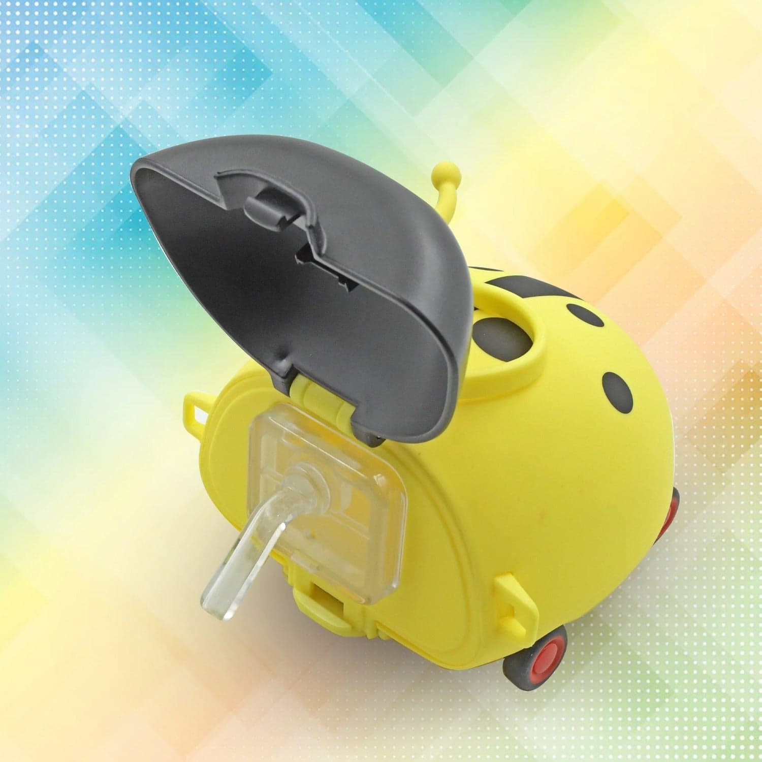 Cute Plastic Bug Shape Water Bottle With Adjustable Shoulder Strap thumbnail 9