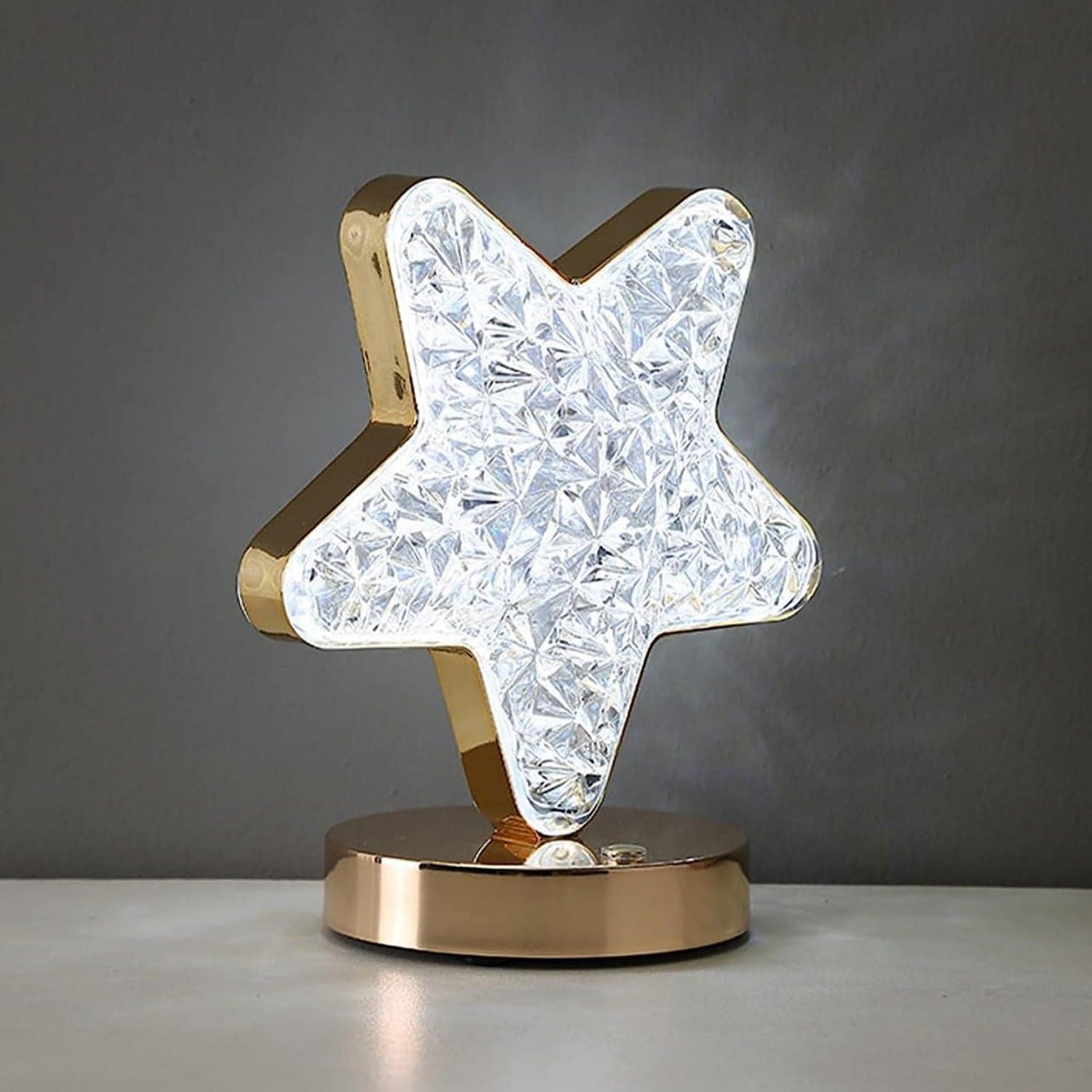 Star Crystal Diamond Touch Lamp of USB Rechargeable, 3-Way Dimmable thumbnail 6