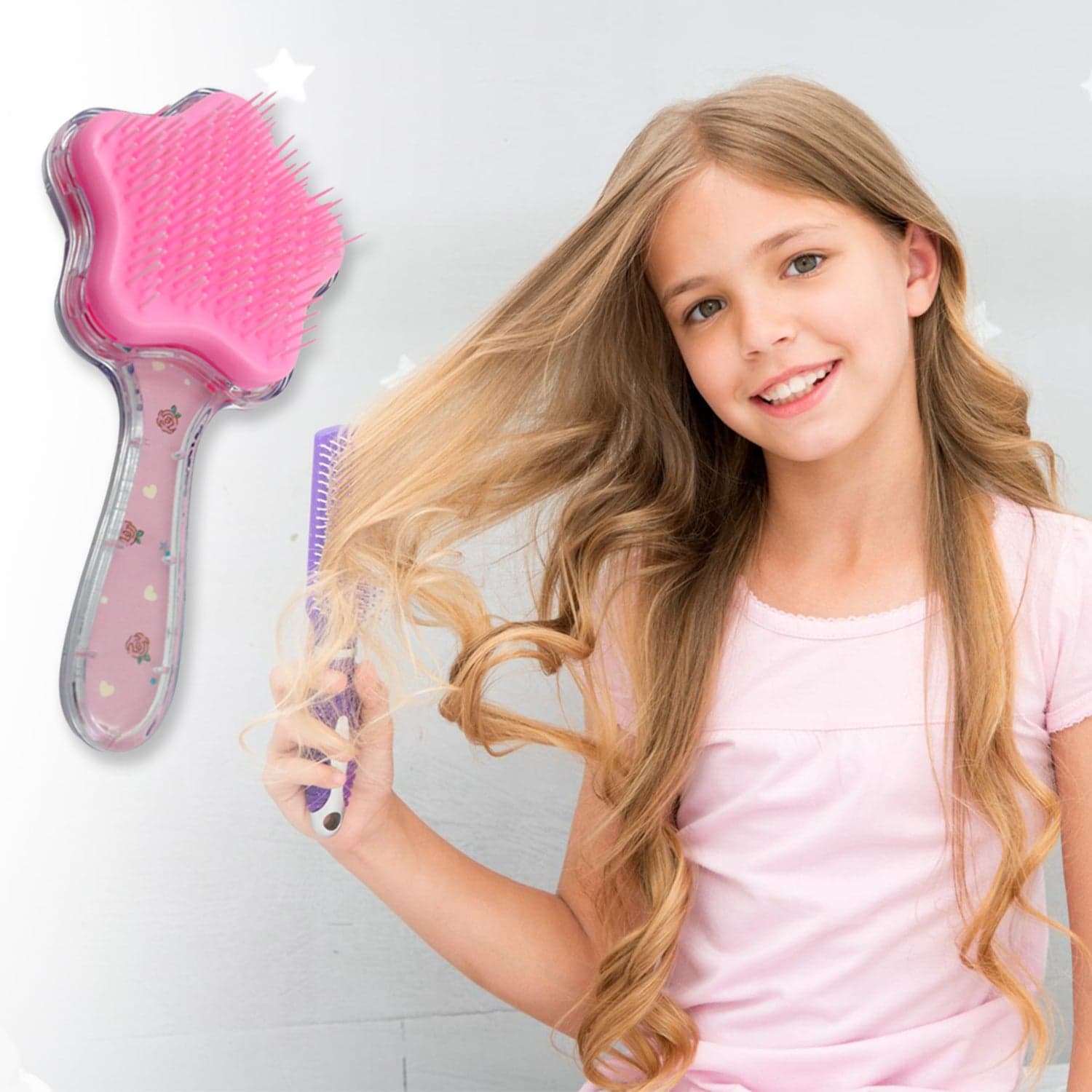 Cartoon Hair Brush Massage Shower Comb Blur Wet Salon Hair Brushes Hair Styling Tools thumbnail 3