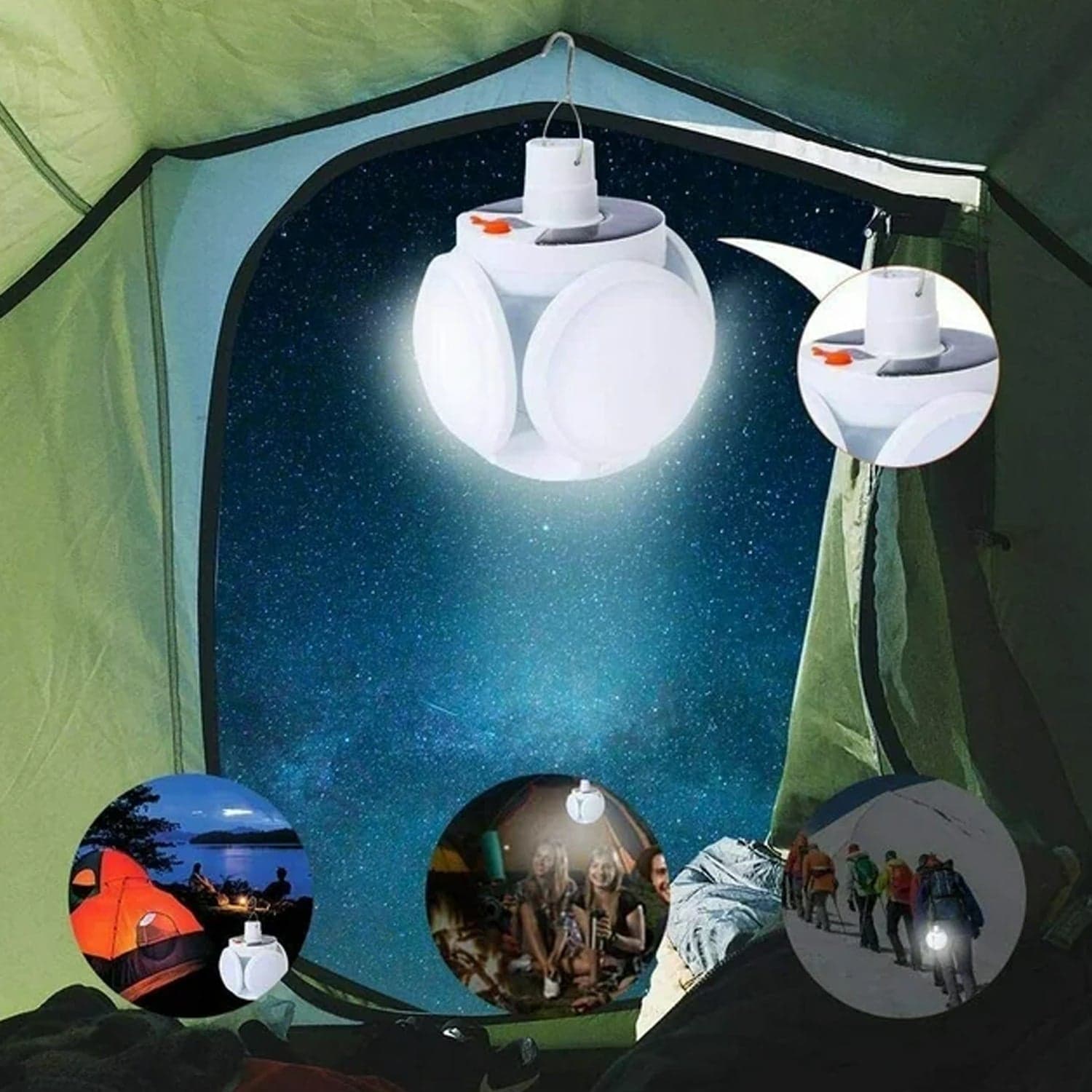 Solar Multi-Functional Emergency Led Light Of Usb Rechargeable thumbnail 3