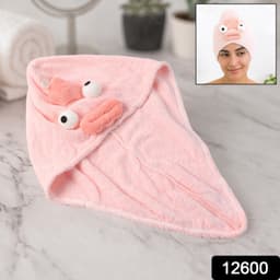 Soft Microfiber Cartoon Design Hair Drying Towel Wrap