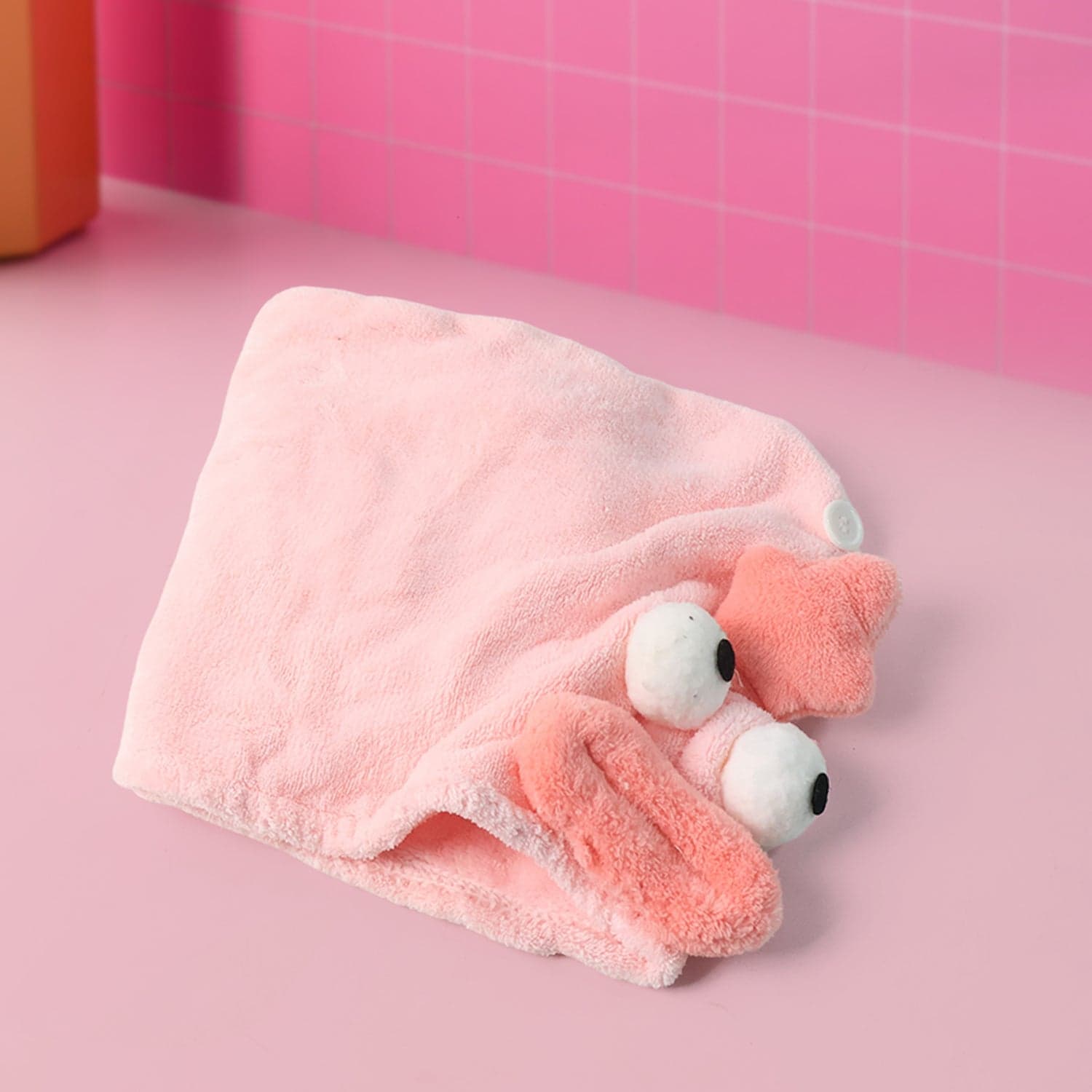 Soft Microfiber Cartoon Design Hair Drying Towel Wrap thumbnail 6