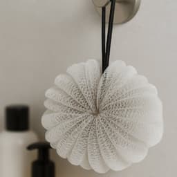 Shower Tool Duo 2-1 Shower Loofah Sponge And Exfoliating Body Scrubber For Showering