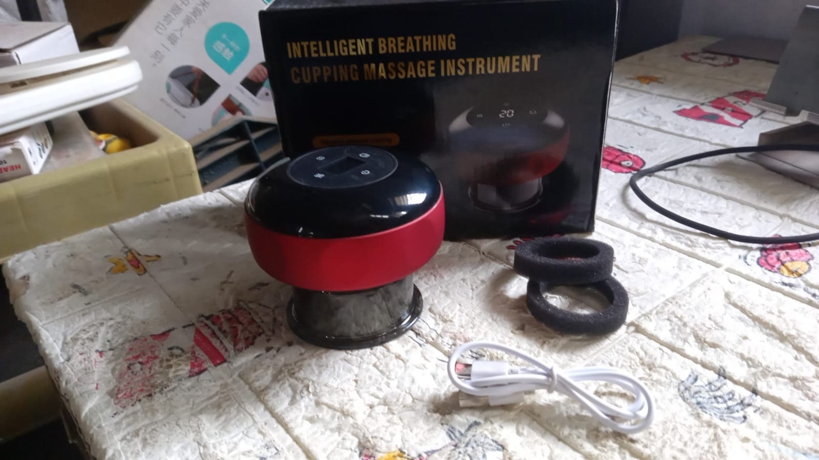 Electric Intelligent Breathing Cupping Massage Instrument (1 Pc) thumbnail 11