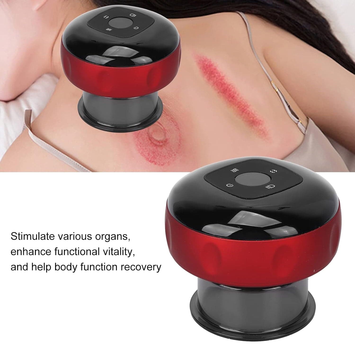 Electric Intelligent Breathing Cupping Massage Instrument (1 Pc) thumbnail 5