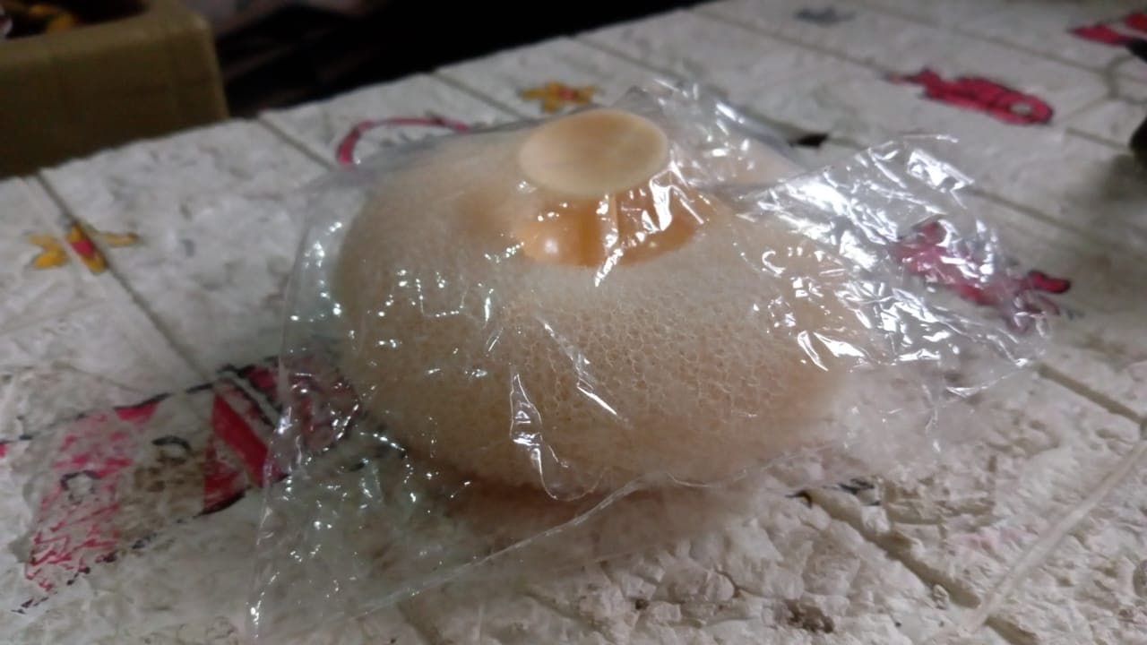 Flower Bath Sponge - Super Soft Body Exfoliator with Suction Cup for Shower & Massage thumbnail 8