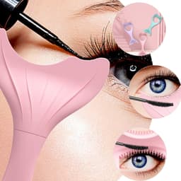 Multifunctional Easy To Clean Curved Silicone Eyeliner Stencils Wing Tips Quick Reusable For Makeup Tool For Beginners
