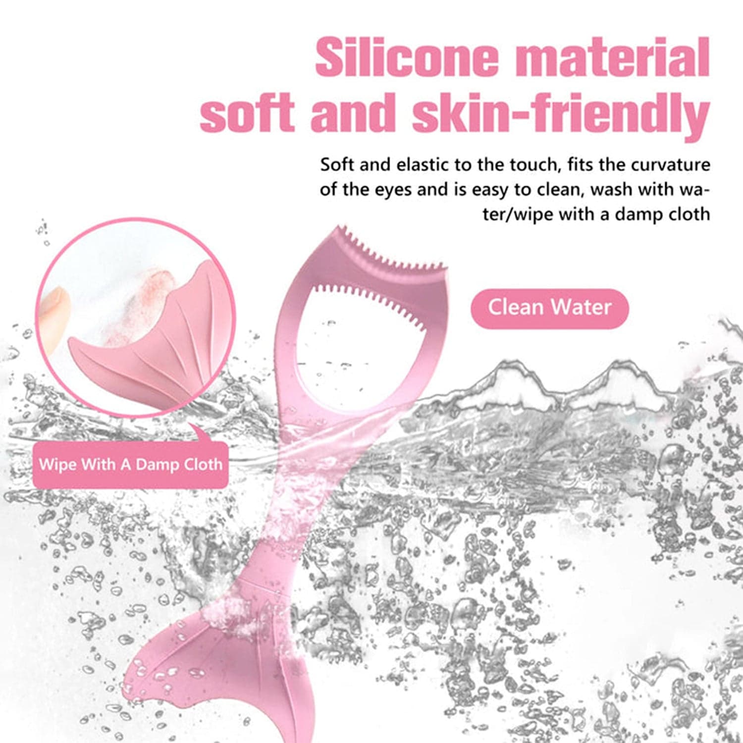 Multifunctional Easy To Clean Curved Silicone Eyeliner Stencils Wing Tips Quick Reusable For Makeup Tool For Beginners thumbnail 3