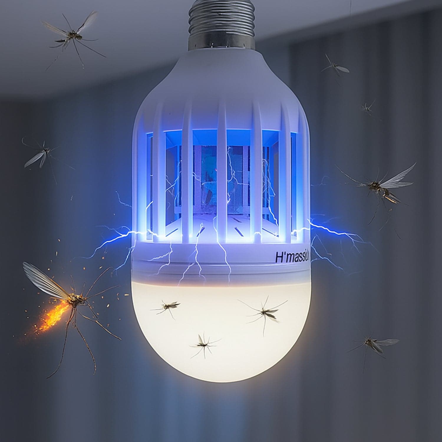 5W Mosquito Killer Lamp E27 LED Zapper for Summer Insects & Moths thumbnail 1