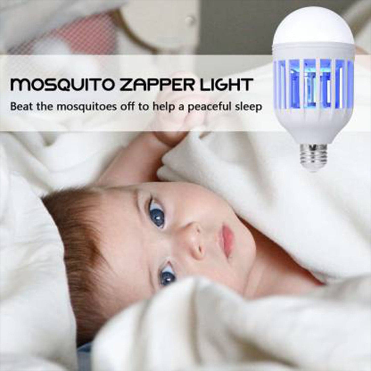 5W Mosquito Killer Lamp E27 LED Zapper for Summer Insects & Moths thumbnail 8