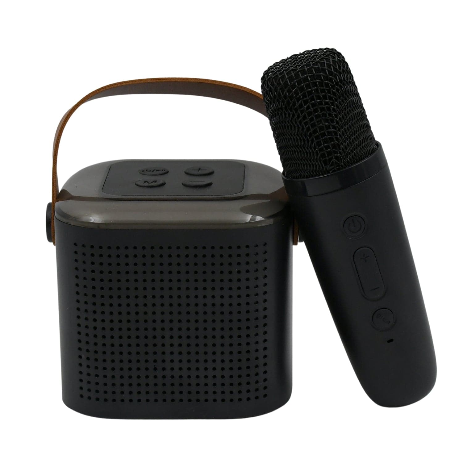 Wireless Speaker Microphone Set, Rgb Light Support Memory Card Portablekaraoke Machine Perfect For Travel Tv thumbnail 4