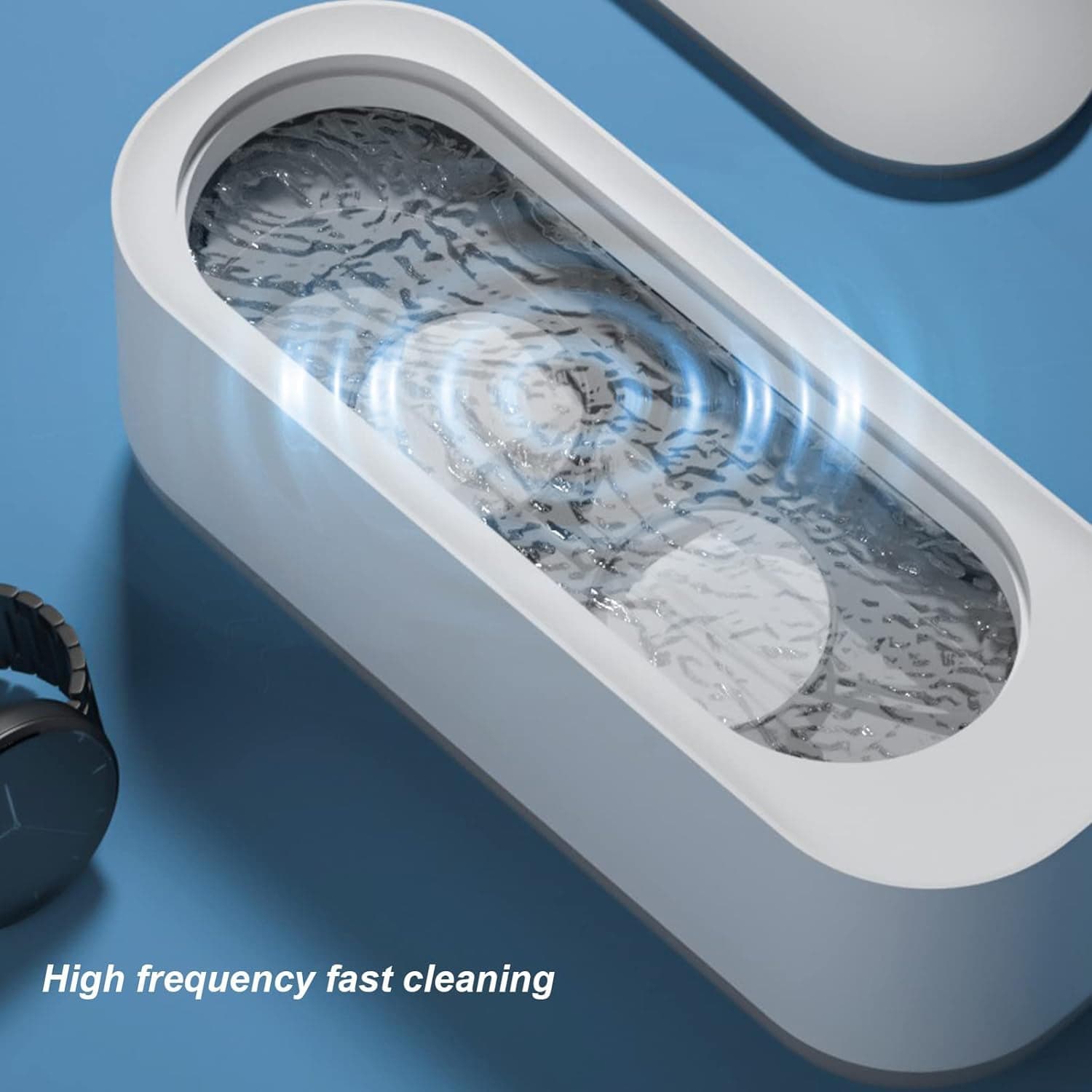 Ultrasonic Jewellery Cleaner of Portable High-Frequency Cleaning Machine (Battery Not Included) thumbnail 3