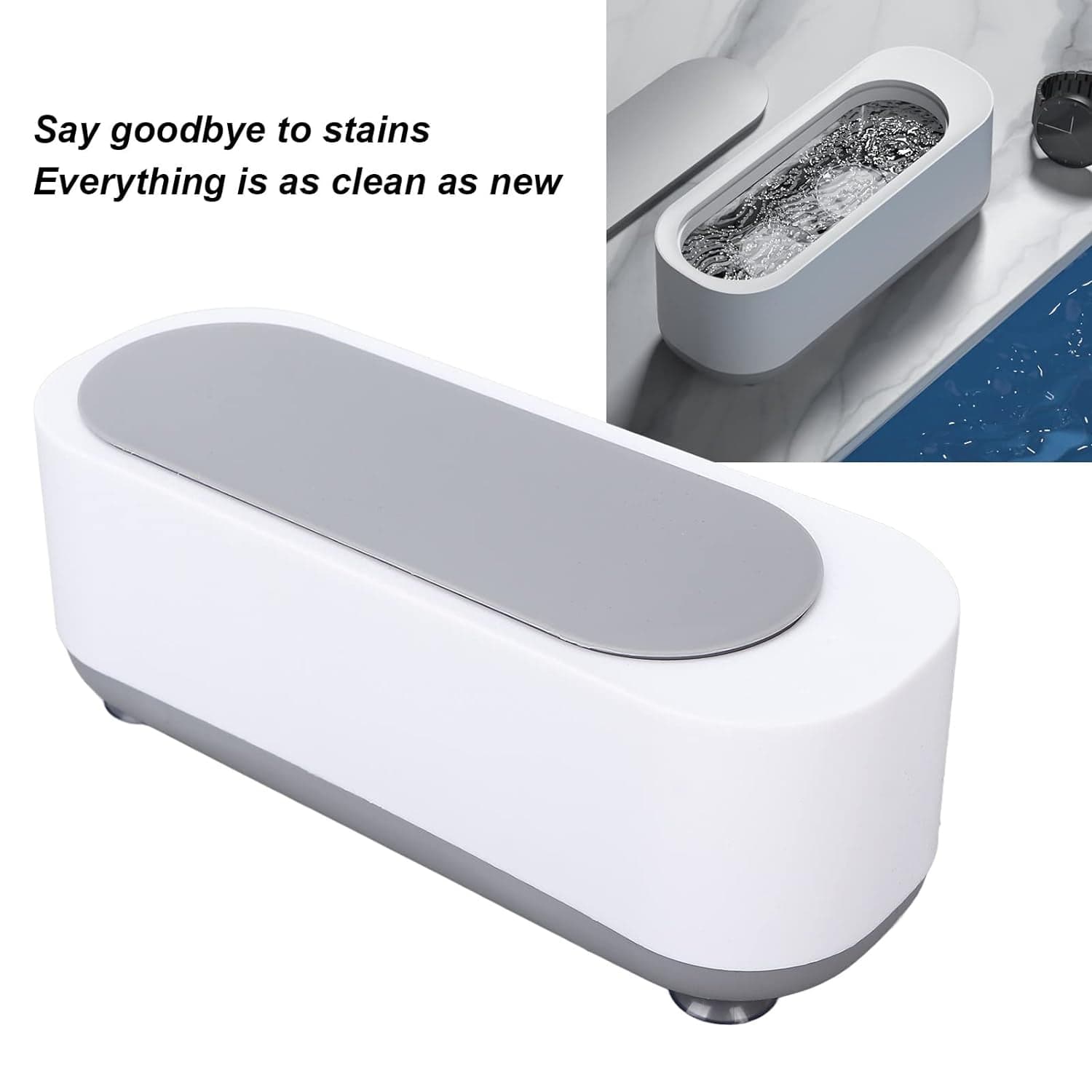 Ultrasonic Jewellery Cleaner of Portable High-Frequency Cleaning Machine (Battery Not Included) thumbnail 5