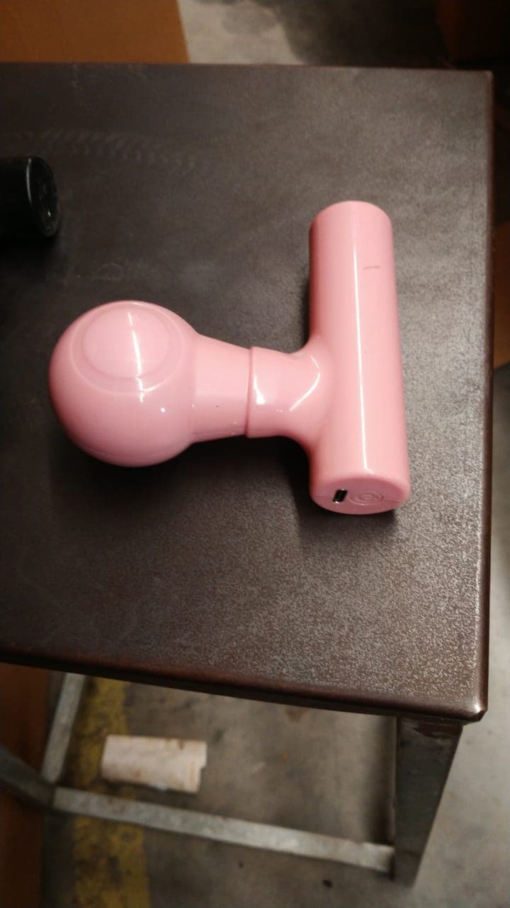 Black Mini Pocket Size Massager, Full Body Massager, Cordless One Button Operation For Body Pain & Relaxation thumbnail 7