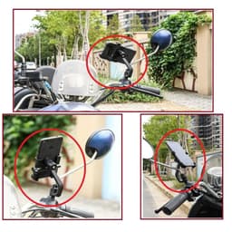 Full Metal Body Bike & Scooty 360 Degree Rotating Mobile Holder Stand For Bicycle