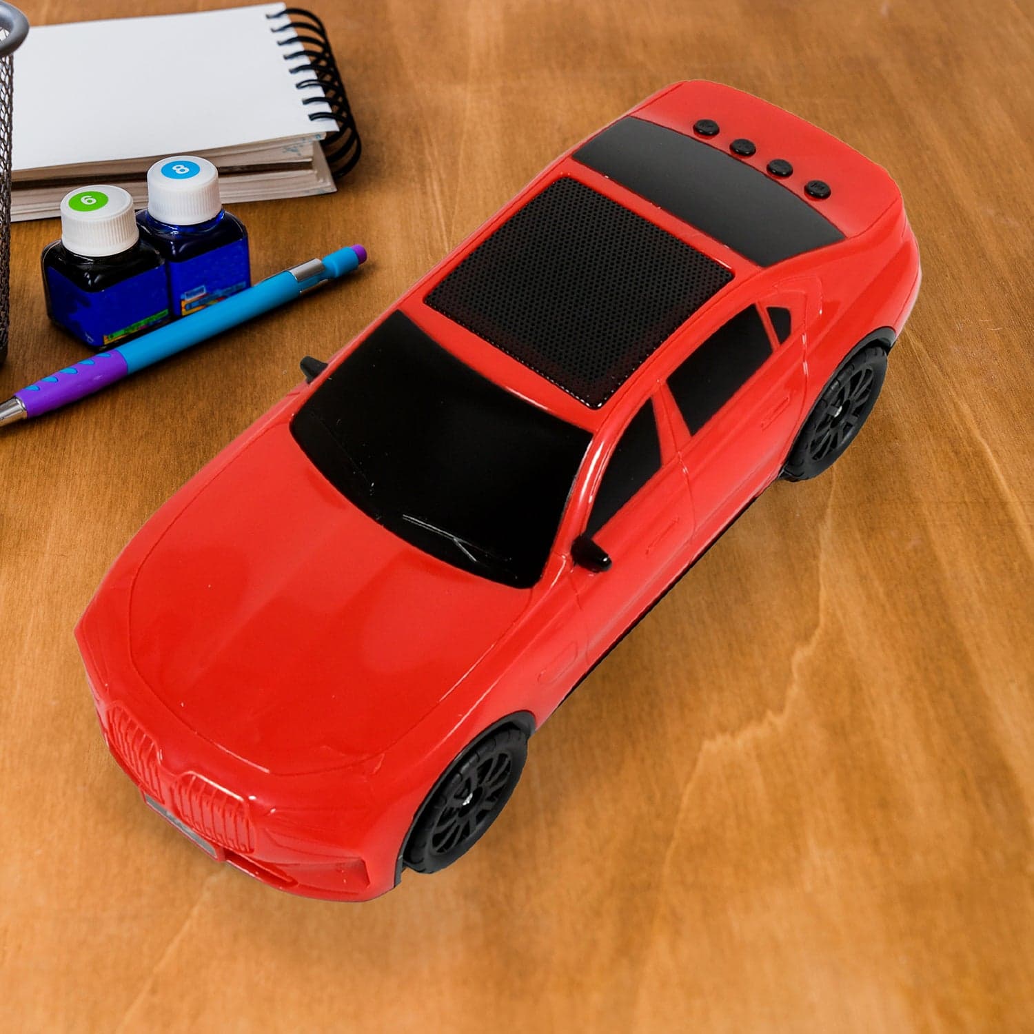 Wireless Bluetooth Speaker Portable Car Shape Music Speaker Support Bluetooth thumbnail 1