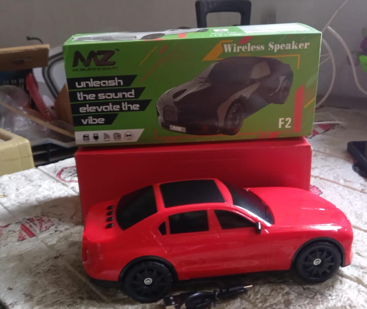 Wireless Bluetooth Speaker Portable Car Shape Music Speaker Support Bluetooth thumbnail 9