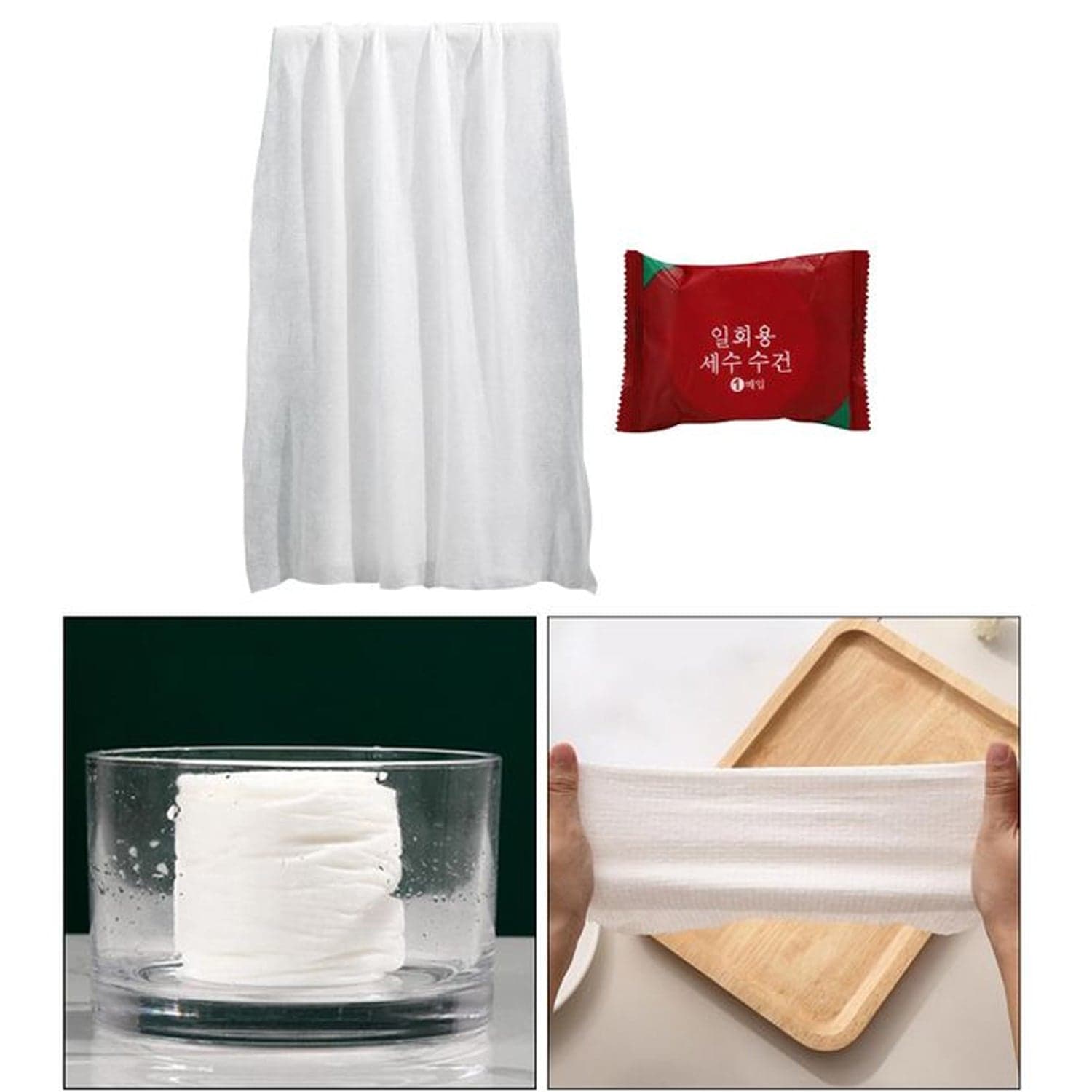 Compressed Towels Portable Disposable Compressed Cotton Coin Tissue Towel For Travel thumbnail 1