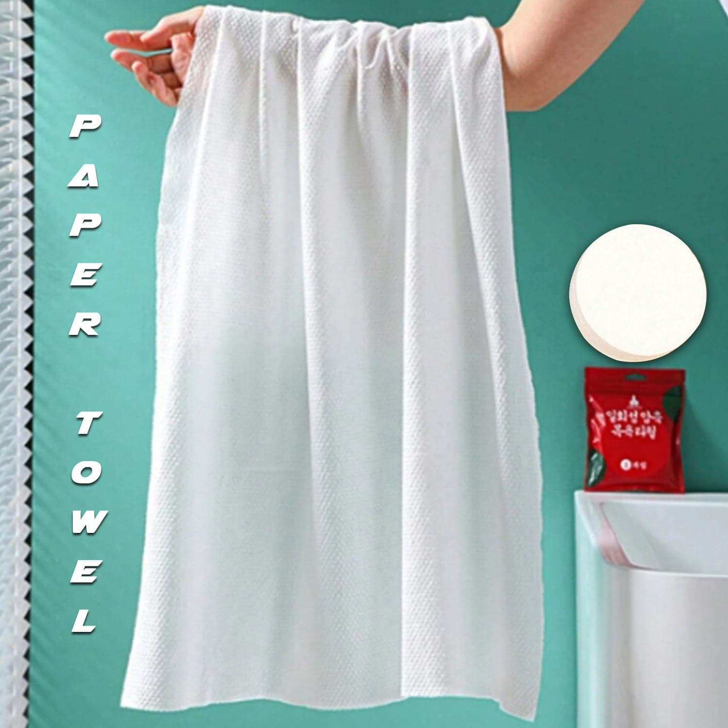Compressed Towels Portable Disposable Compressed Cotton Coin Tissue Towel For Travel thumbnail 3