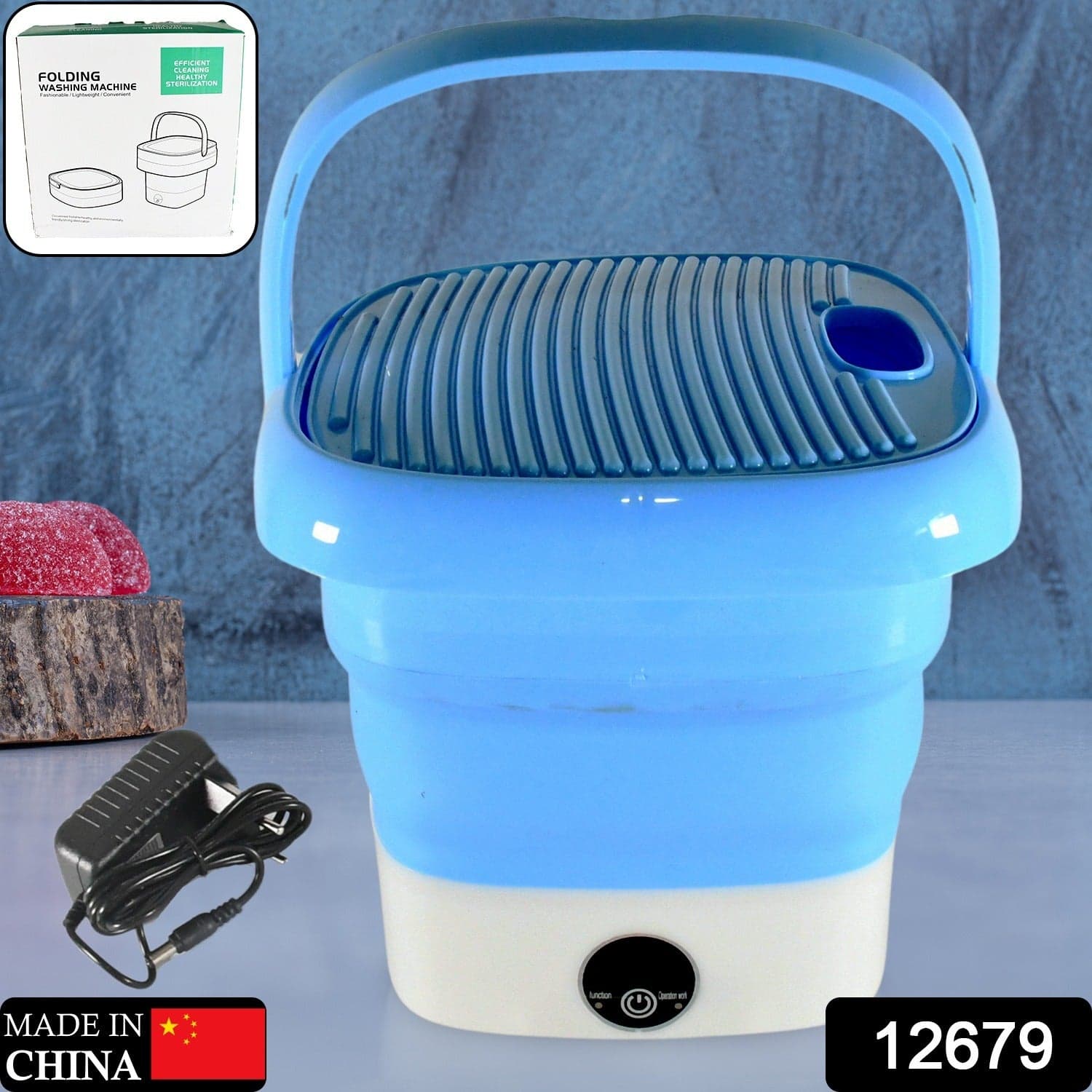 Portable Washing Machine, Mini Folding Washer And Dryer Combo, For Underwear, Socks, Baby Clothes, Travel, Camping, Rv, Dorm, Apartment  thumbnail 2