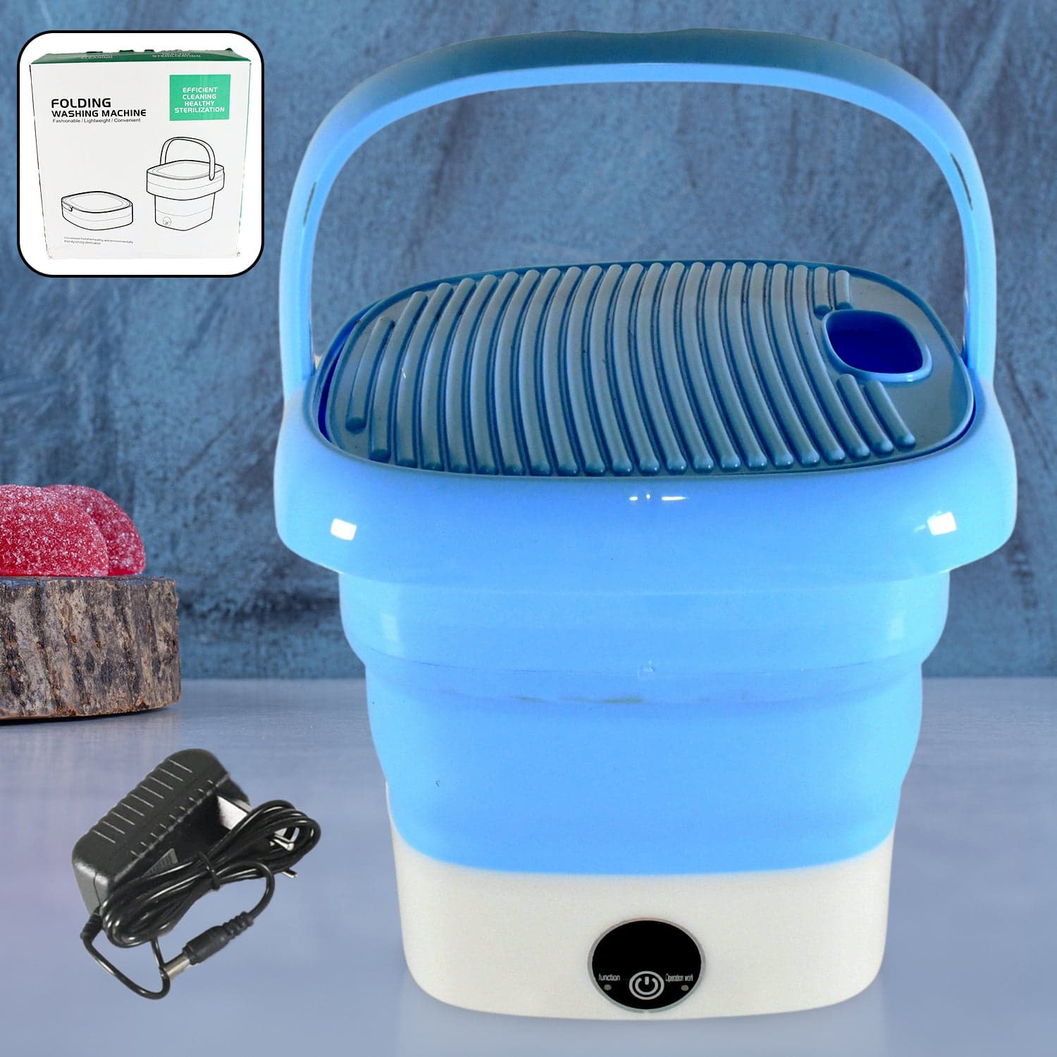 Portable Washing Machine, Mini Folding Washer And Dryer Combo, For Underwear, Socks, Baby Clothes, Travel, Camping, Rv, Dorm, Apartment  thumbnail 3