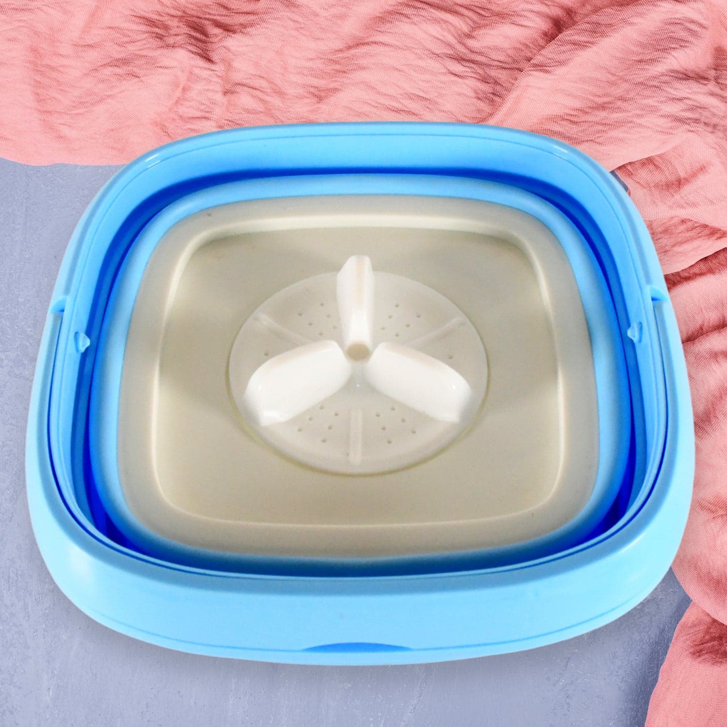 Portable Washing Machine, Mini Folding Washer And Dryer Combo, For Underwear, Socks, Baby Clothes, Travel, Camping, Rv, Dorm, Apartment  thumbnail 8