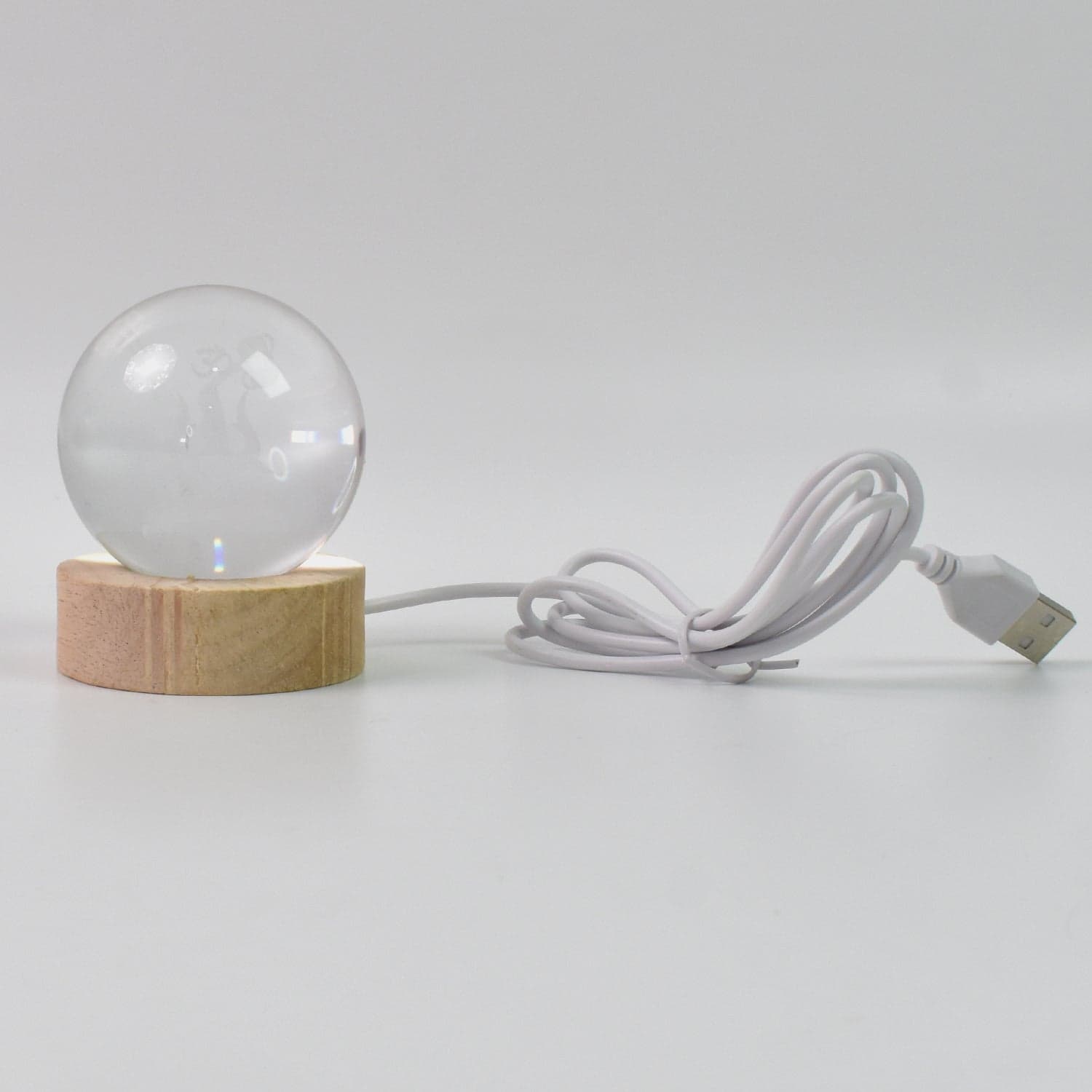 3D Crystal Ball lamps 3D Crystal Ball Night Light (1 Pc) thumbnail 4