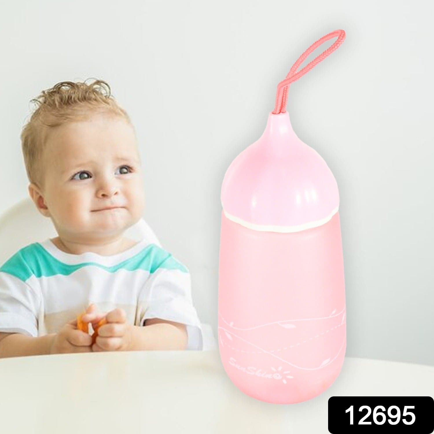 Unique Shape Premium Plastic Water Bottle With Dori Easy To Carry Leakproof Bpa-Free thumbnail 2
