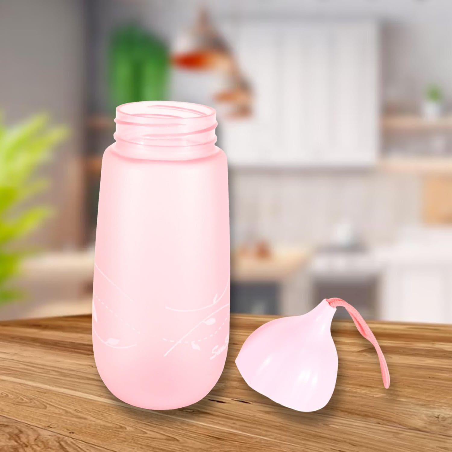 Unique Shape Premium Plastic Water Bottle With Dori Easy To Carry Leakproof Bpa-Free thumbnail 5
