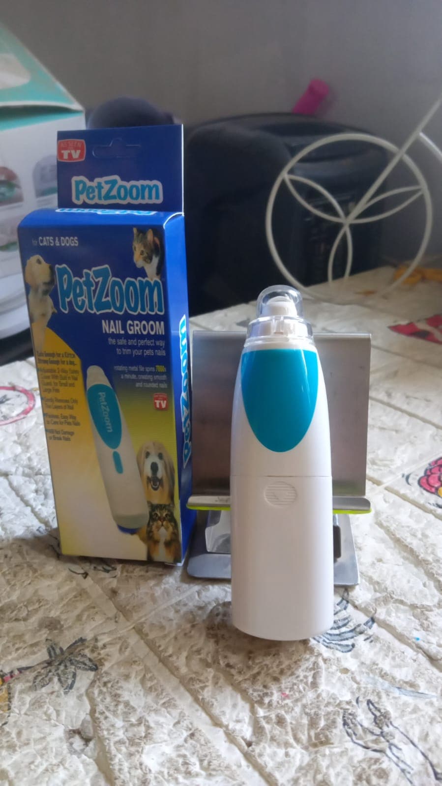 Electric Pet Nail Paw Trimmer, Clipper For Dogs And Cats Of Cordless Nail Grinding Grooming Tool (1 Pc / Battery Not Included) thumbnail 9