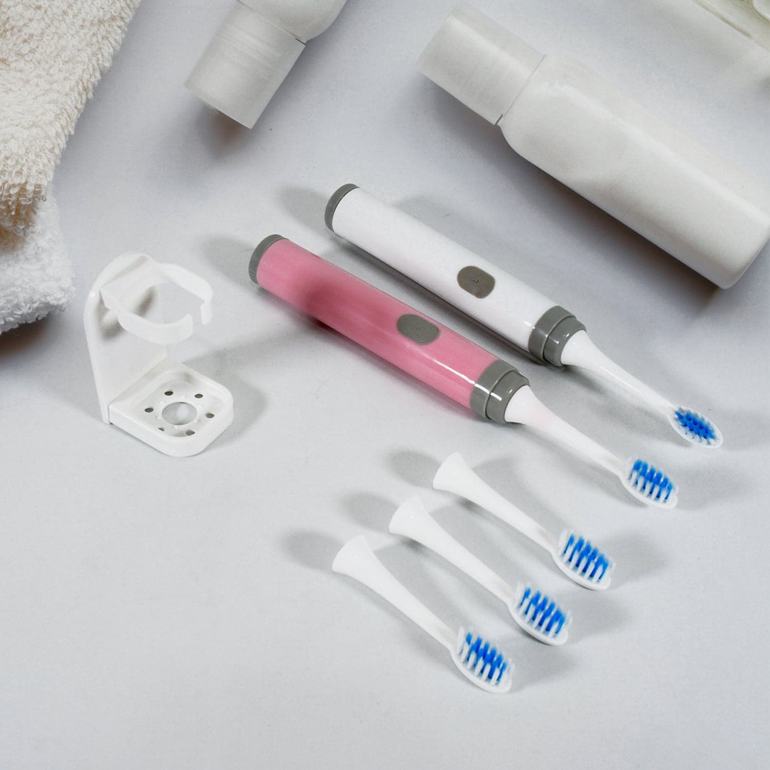 Adult Waterproof Electric Toothbrush Strong Sonic Charging with 4 Toothbrush Head and a toothbrush holder thumbnail 3