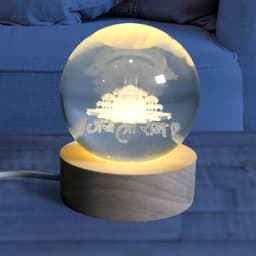 3D Crystal Ball Lamps For Bedroom (1 Pc) ID-12714