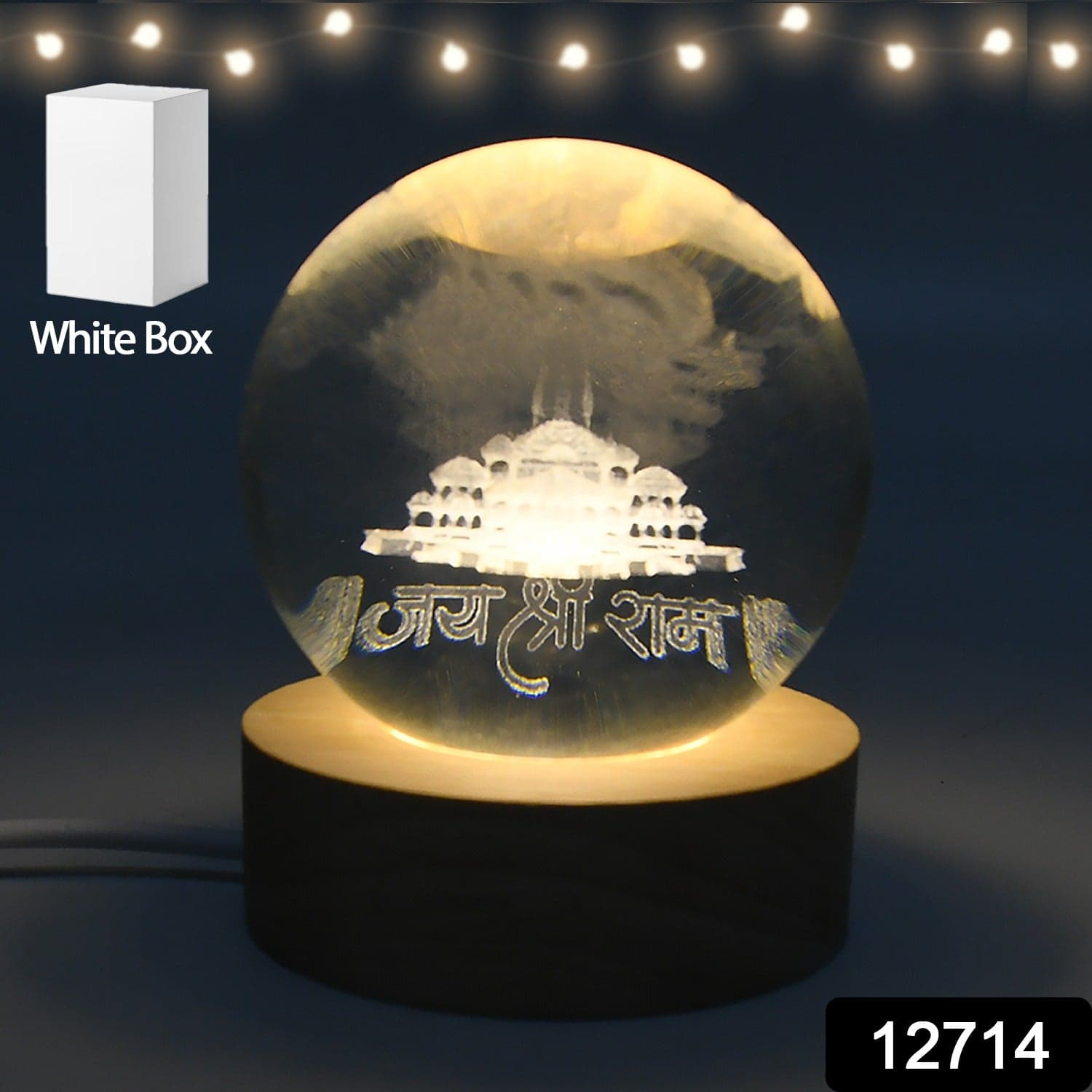 3D Crystal Ball Lamps For Bedroom (1 Pc) ID-12714 thumbnail 2