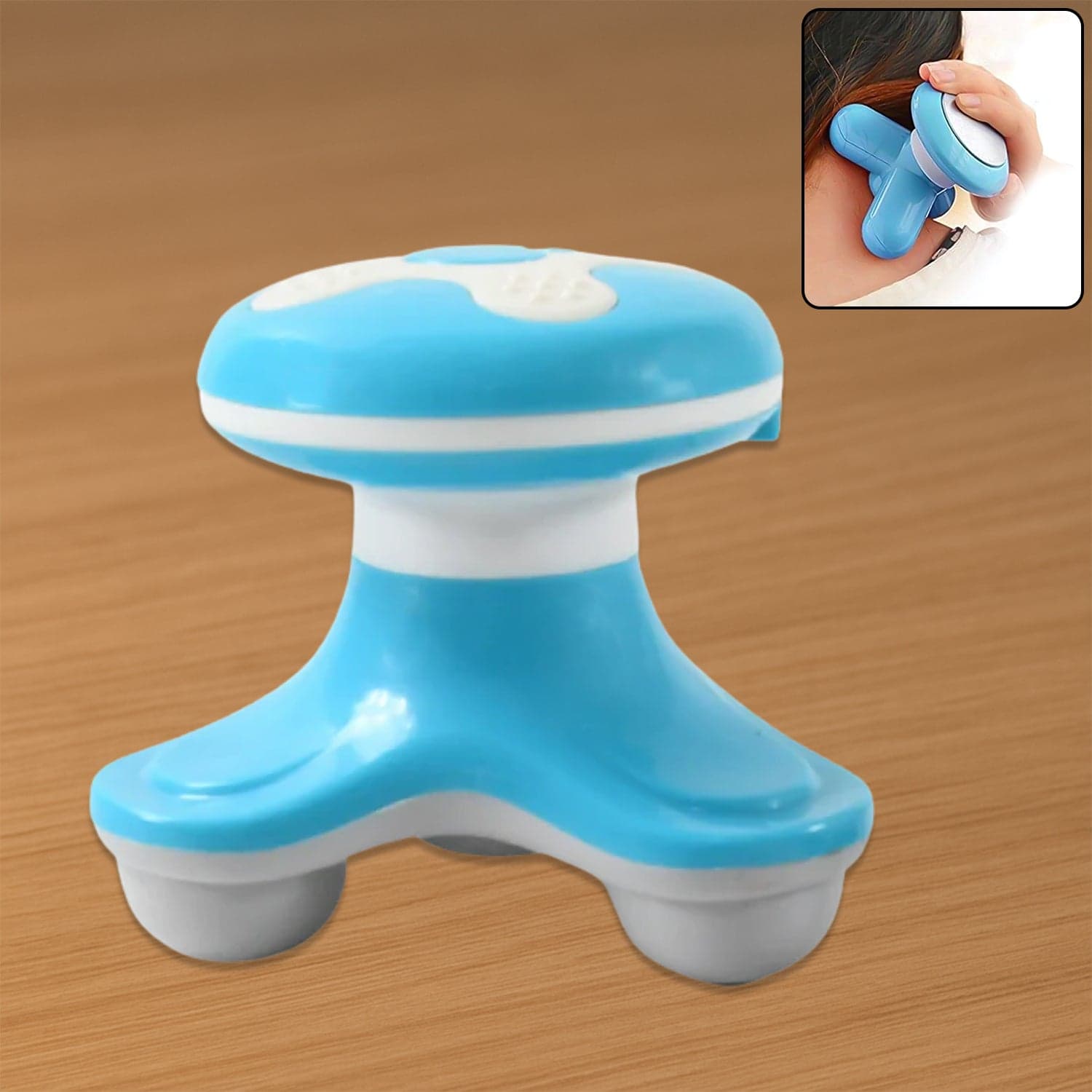 Triangle Usb Mini Massager Of Multifunction, Automatic Switch, Fatigue Relief (1 Pc/ Battery Not Included) thumbnail 1