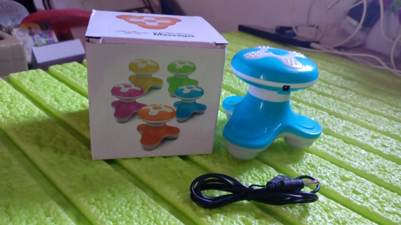 Triangle Usb Mini Massager Of Multifunction, Automatic Switch, Fatigue Relief (1 Pc/ Battery Not Included) thumbnail 8