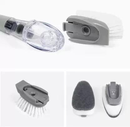 2-in-1 Dishwashing Brush, Long Handle Wash Pot Brush Washing Dish thumbnail 11