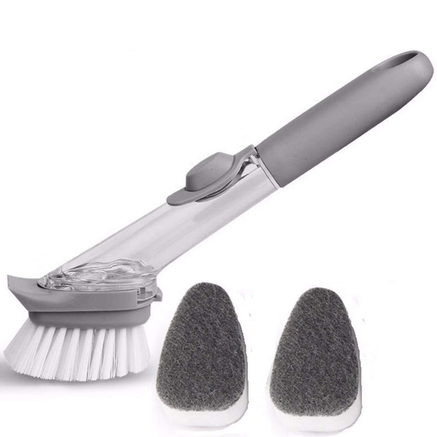 2-in-1 Dishwashing Brush, Long Handle Wash Pot Brush Washing Dish thumbnail 7