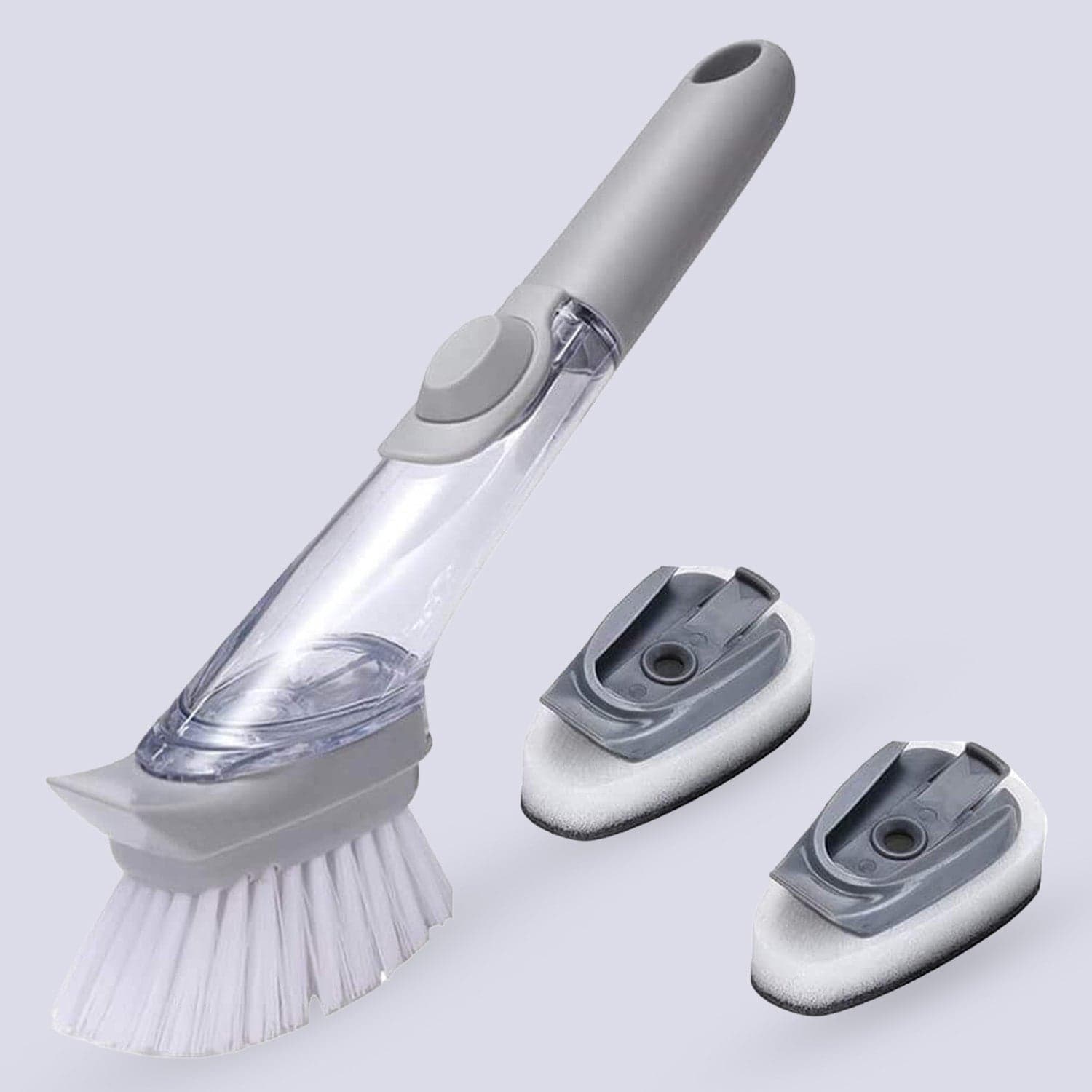Dish Scrubber With Soap Dispenser thumbnail 4