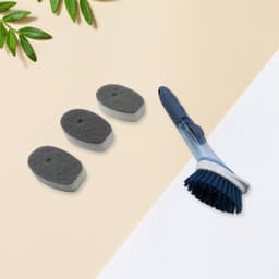 Mix Color Dish Scrubber With Soap Dispenser