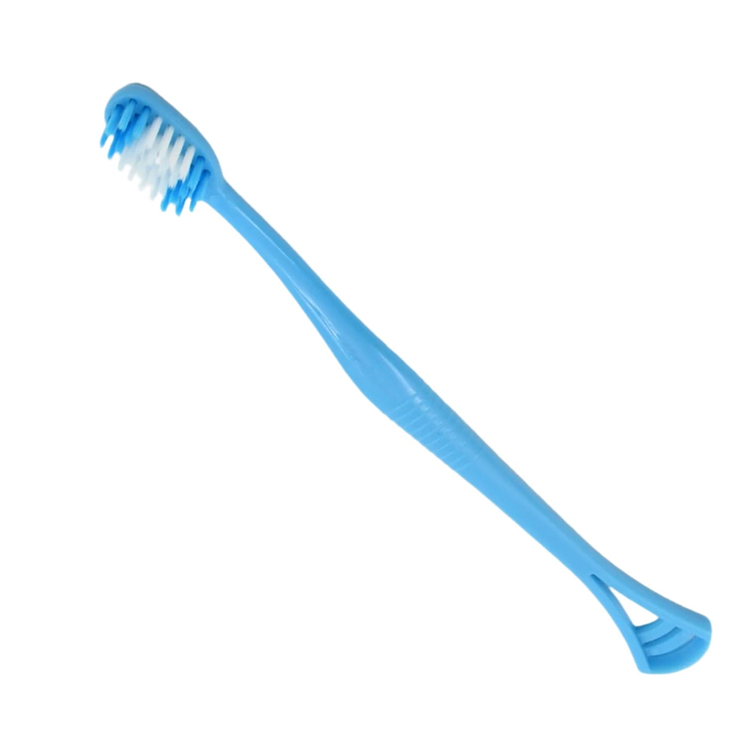 2-in-1 Soft Toothbrush & Tongue Cleaner for All Ages (1 Pc, With Cover) thumbnail 3