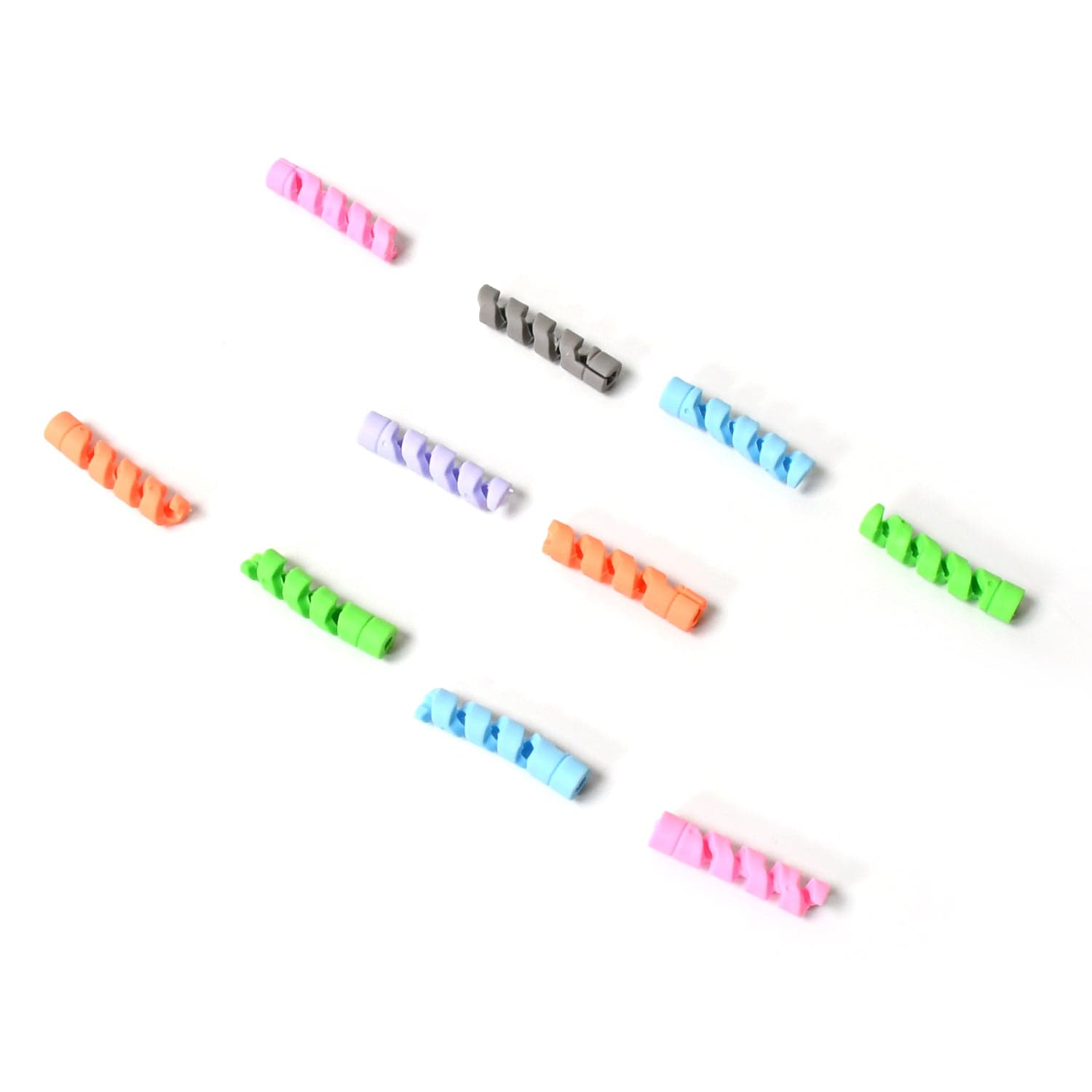 Spiral Charger Cable Protector Data Cable Saver Charging Cords Protective for All Universal Cable Cover (Pack of 10) thumbnail 5