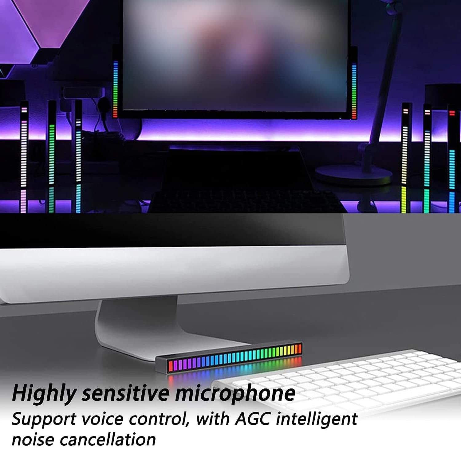 Rhythm Lights Agc Automatic Gain Control 32 Colorful Rgb Light Adjustable Pickup Rhythm Lights (1 Pc) thumbnail 5